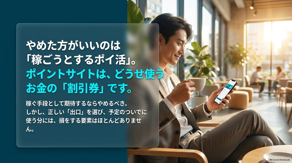 ポイントサイトまとめ:やめたほうがいいのは「稼ごうとするポイ活」