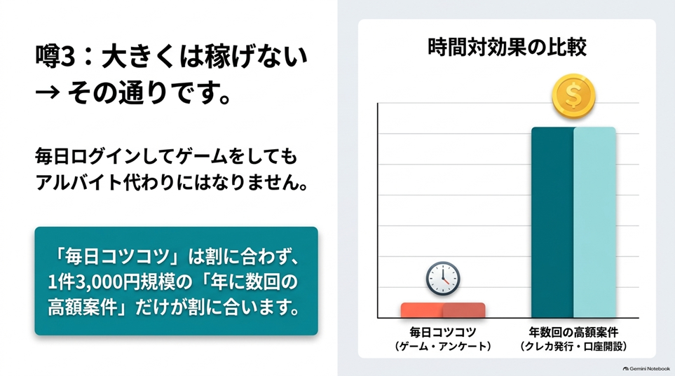 ポイントサイトは「やめたほうがいい」と言われる6つの理由を、実測データで検証する「理由3「大きくは稼げない」→ その通りです」